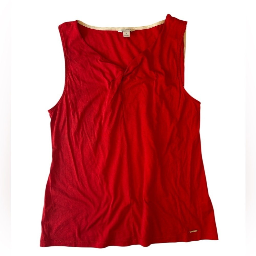 Nautica Red Sleeveless Shirt size XL